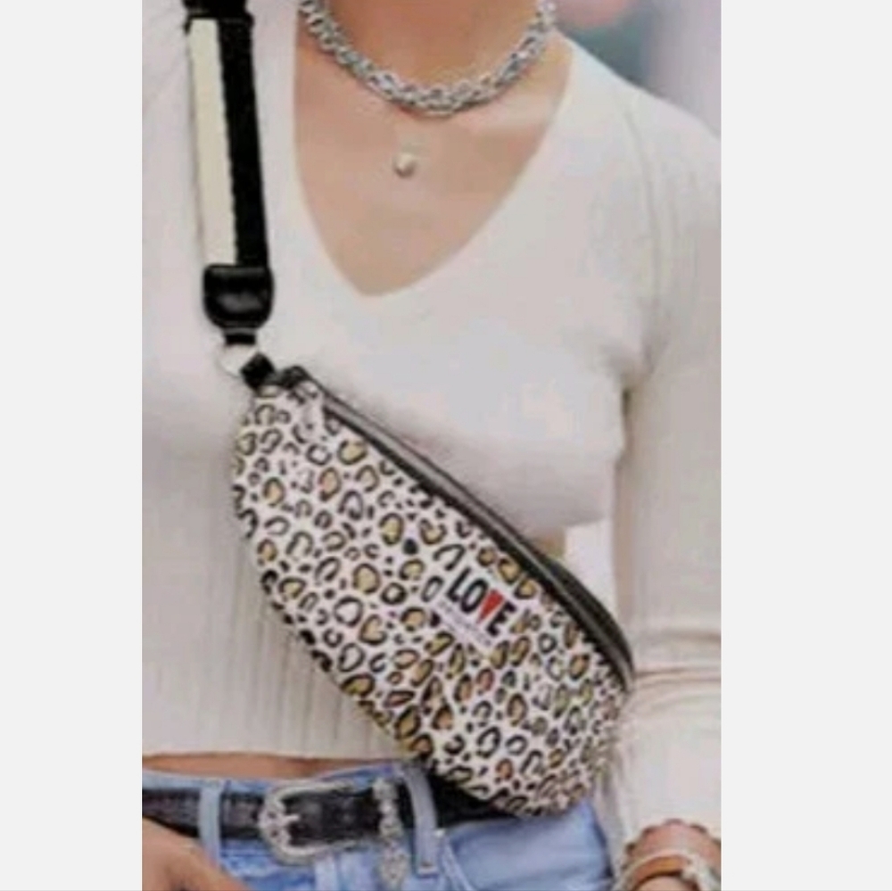 Nwot Brighton Wild Cat Belt Bag Cheetah Print